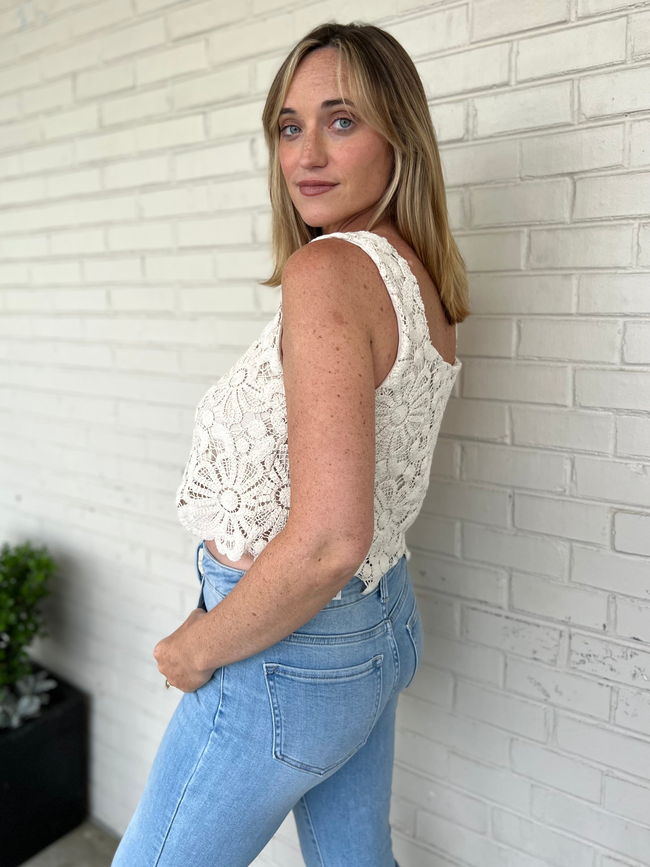 Miou Muse | Carleigh Crochet Top | Sweetest Stitch