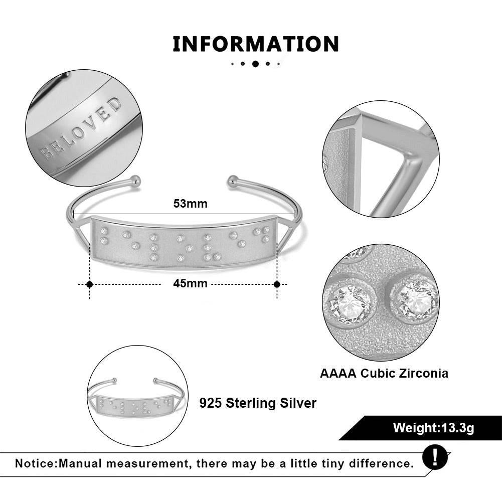 Touchstone Beloved Cuff Silver specs