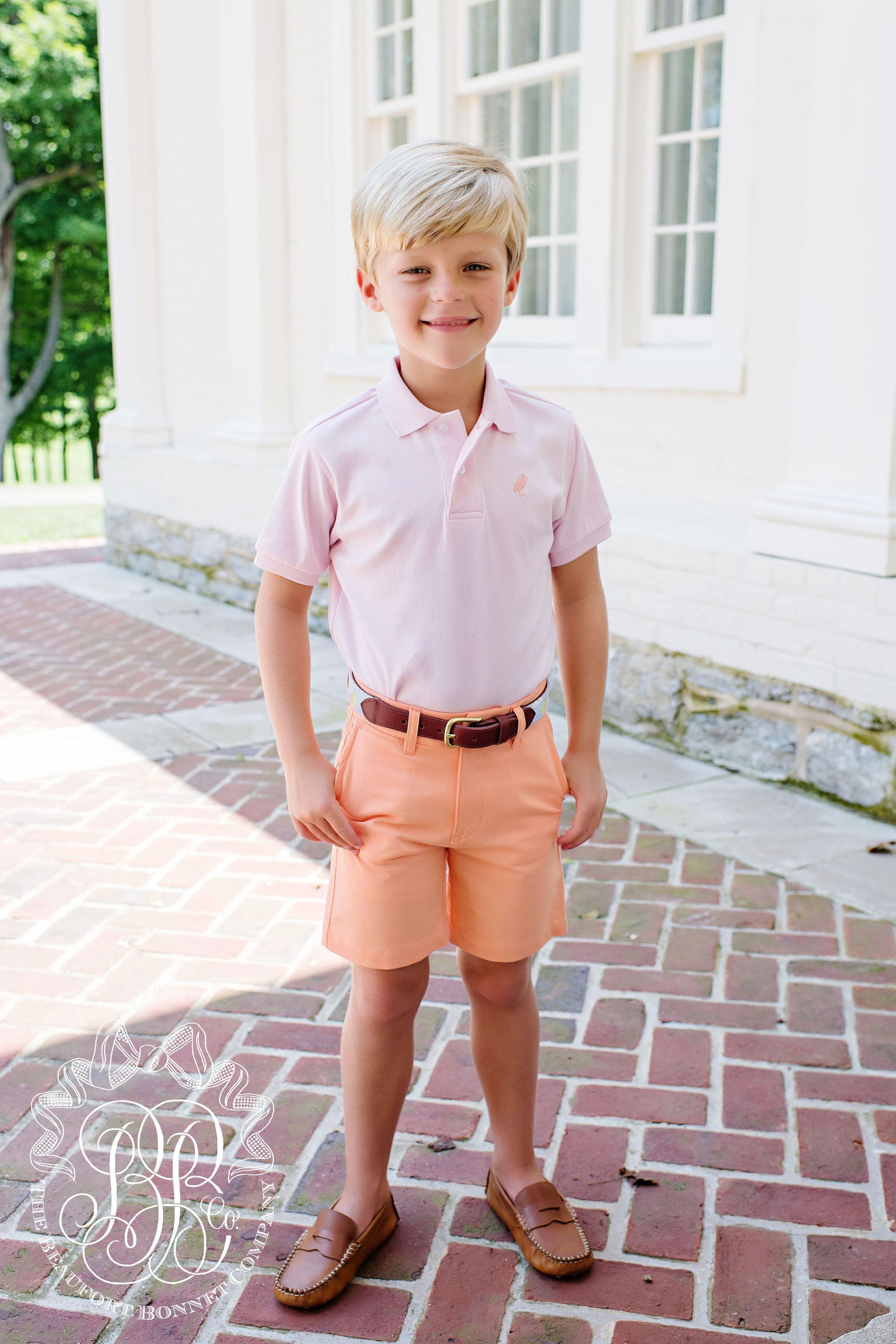 Palm Beach Pink with Seashore Sherbet Stork