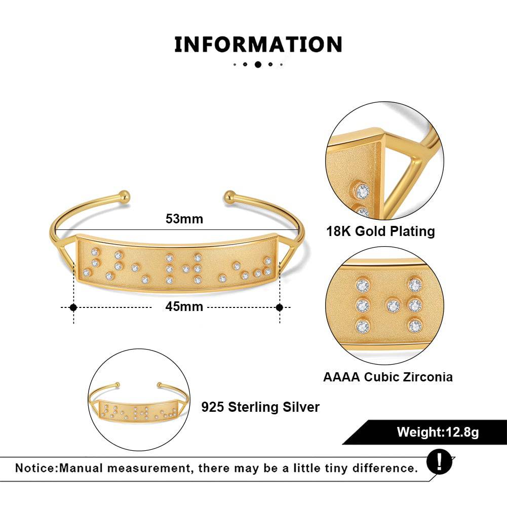 Touchstone Fearless Cuff Gold Specs