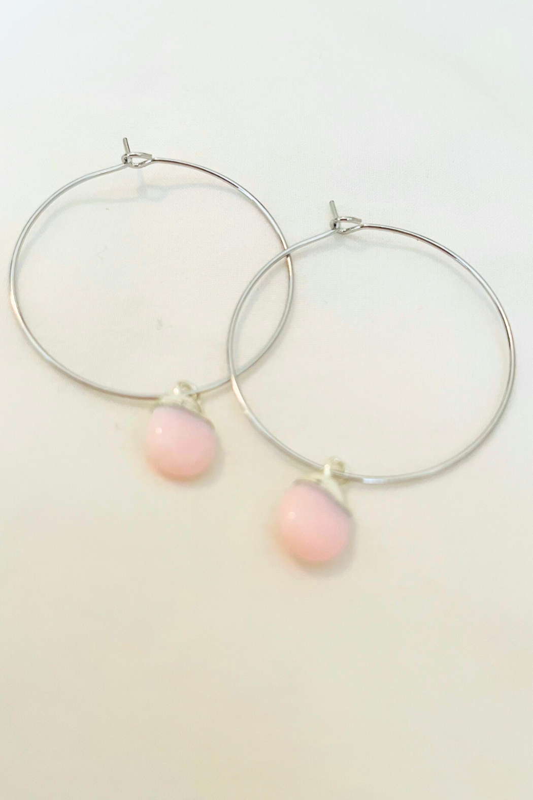 Pink Opal/White Gold-filled Main
