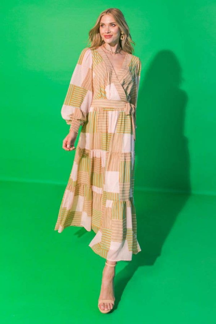 Taupe,Green,Coral Main