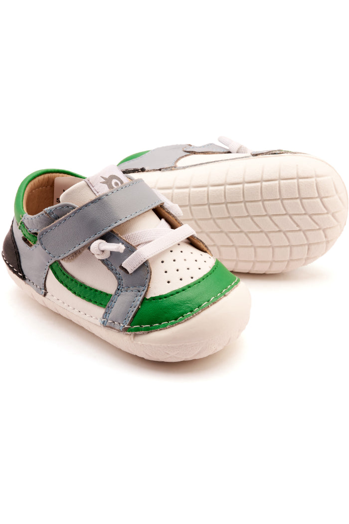 SNOW / DUSTY BLUE / NEON GREEN / BLACK