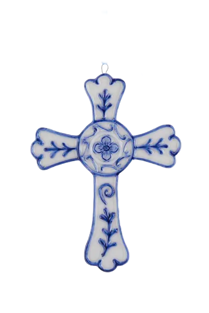 Blue/CENTER CIRCLE W/CROSS Main