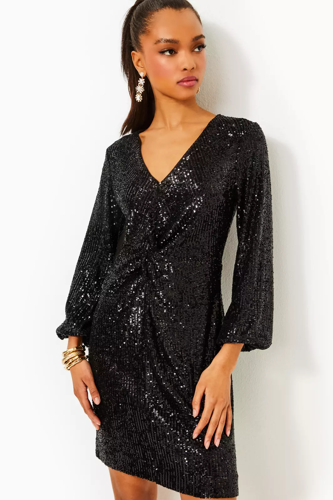 Noir Treasure Box Sequin Knit Main