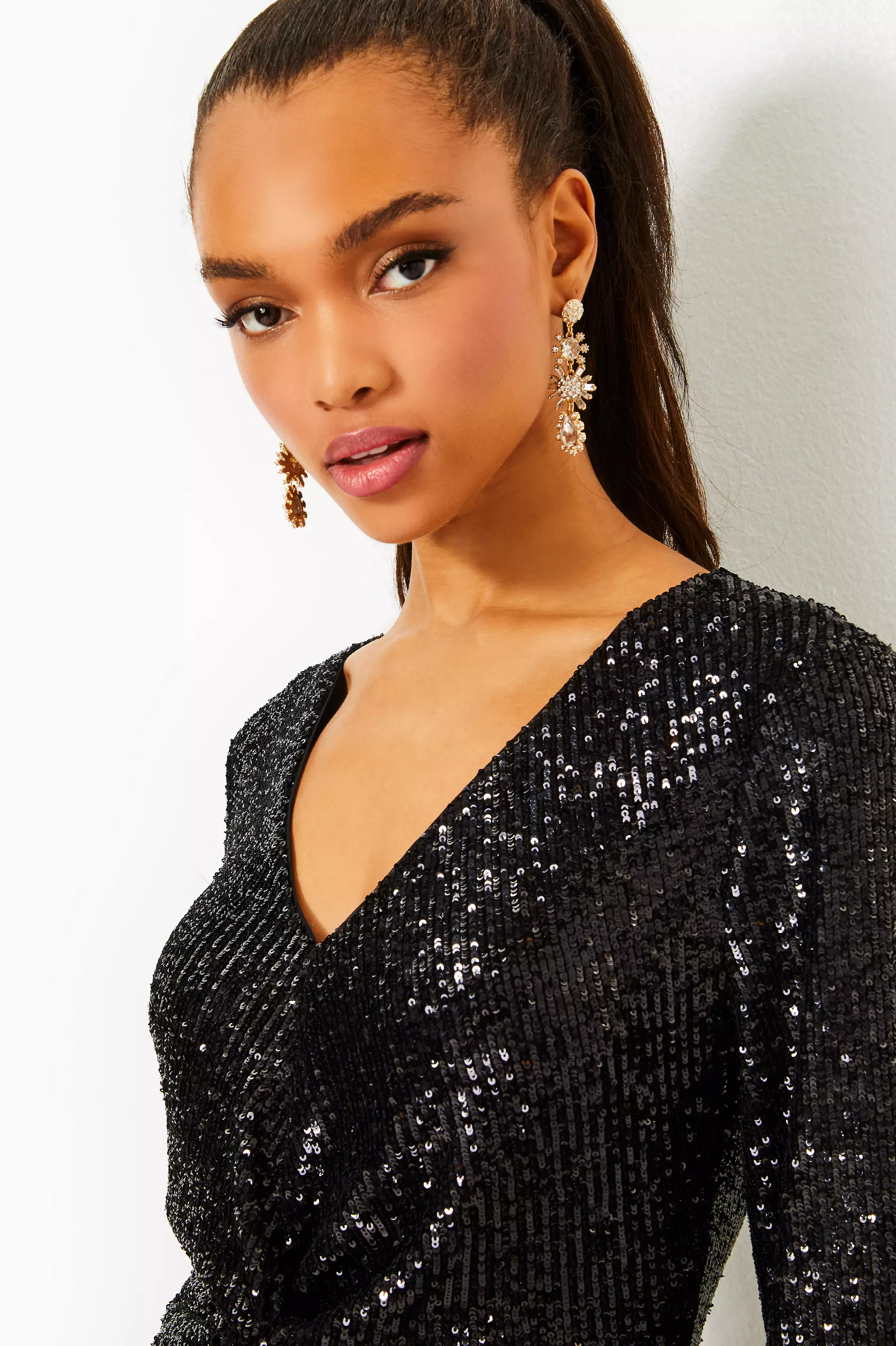 Noir Treasure Box Sequin Knit