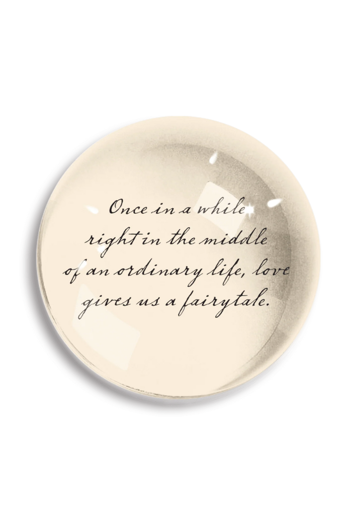 Once In A While Crystal Dome Paperweight Main