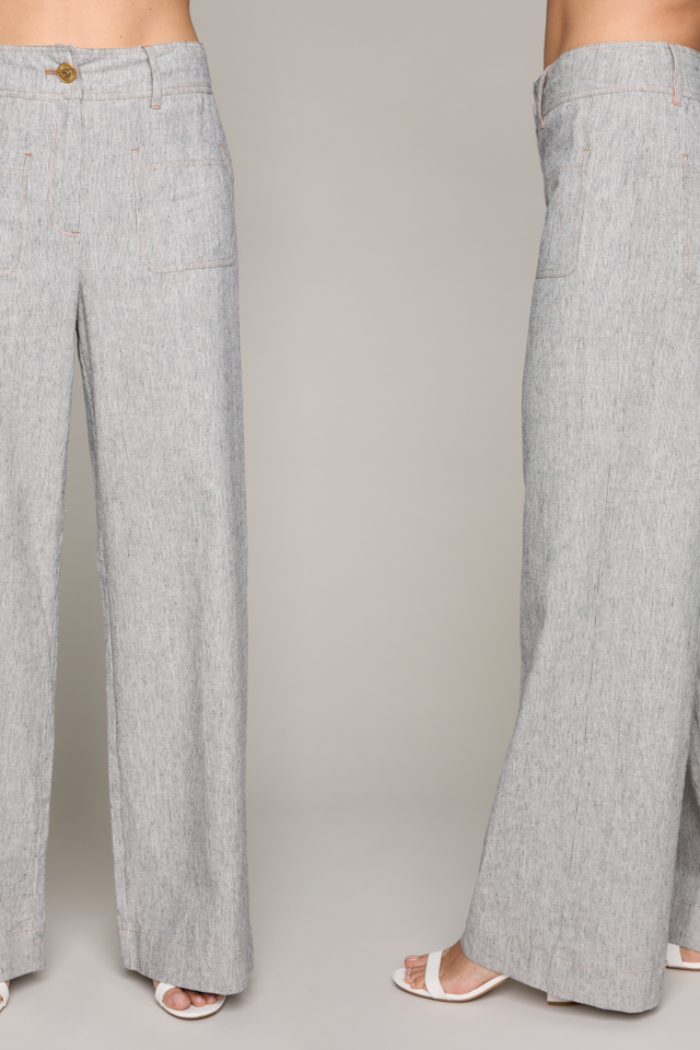 Grey and White Pinstripe Main