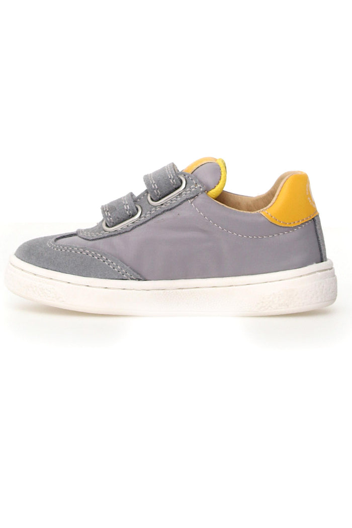 SUEDE/NYLON GREY-CELESTE-YELLOW