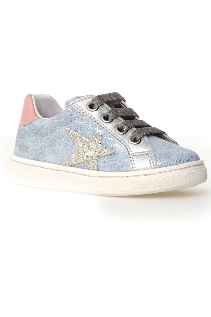 CANVAS LUREX/METALLIC JEANS-SILVER-PINK Main