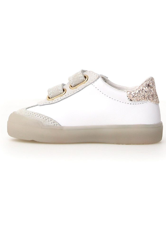 CALF/SUEDE WHITE-PLATINUM