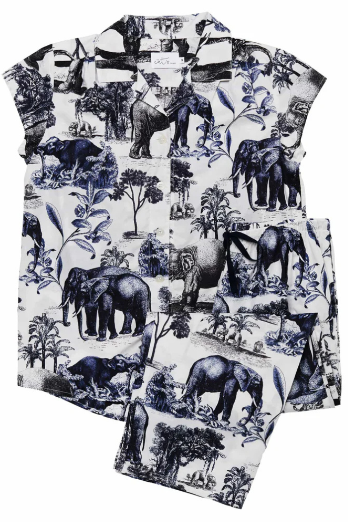 Blue Safari Toile