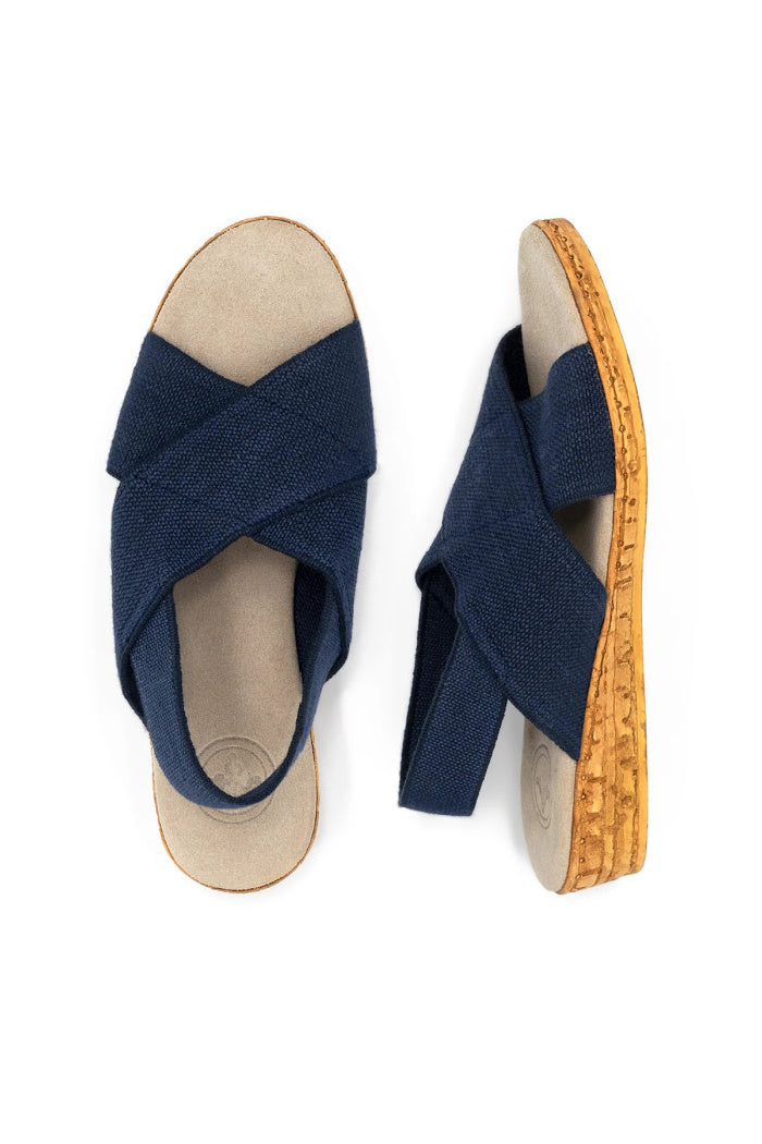 Navy Linen