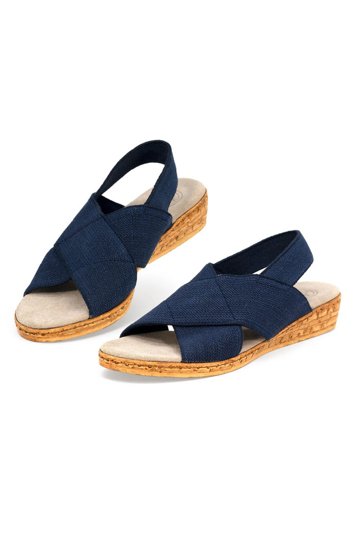Navy Linen