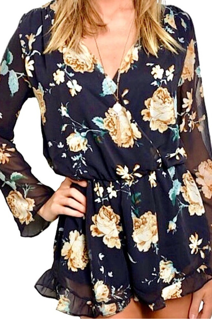 Navy Floral Main