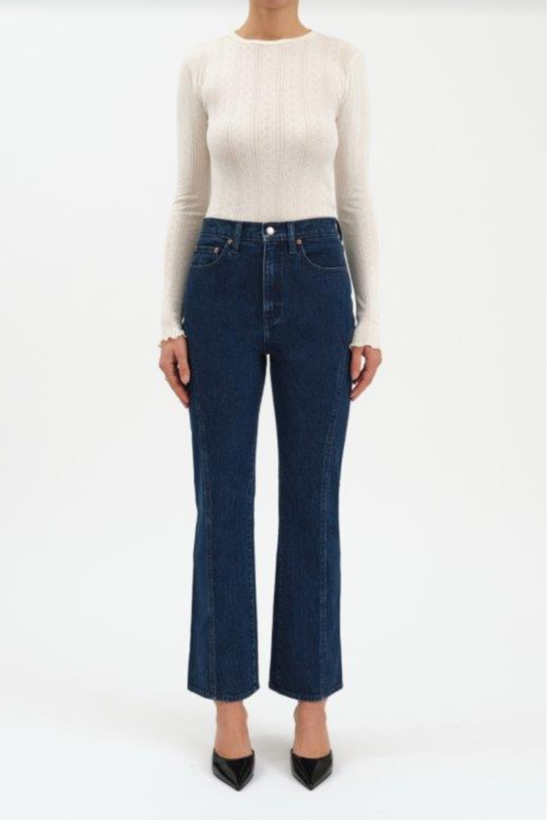 Soho High-Rise Ankle Flare - Crush Hour