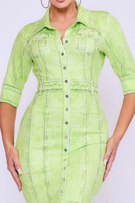 Apple Green Minty Dress - Yayas Glam & Gift Shop