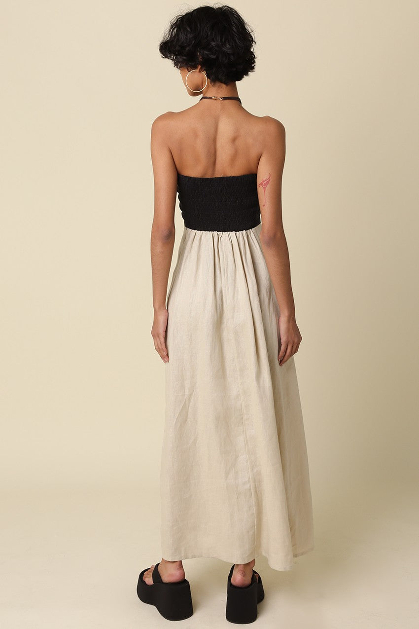 Olivaceous | Aspyn Strapless Maxi Dress | Sweetest Stitch Boutique