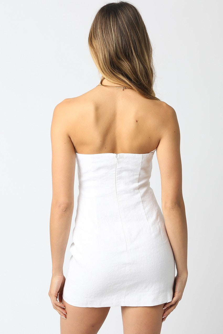 Olivaceous | Mari Strapless Mini Dress | Sweetest Stitch Boutique RVA