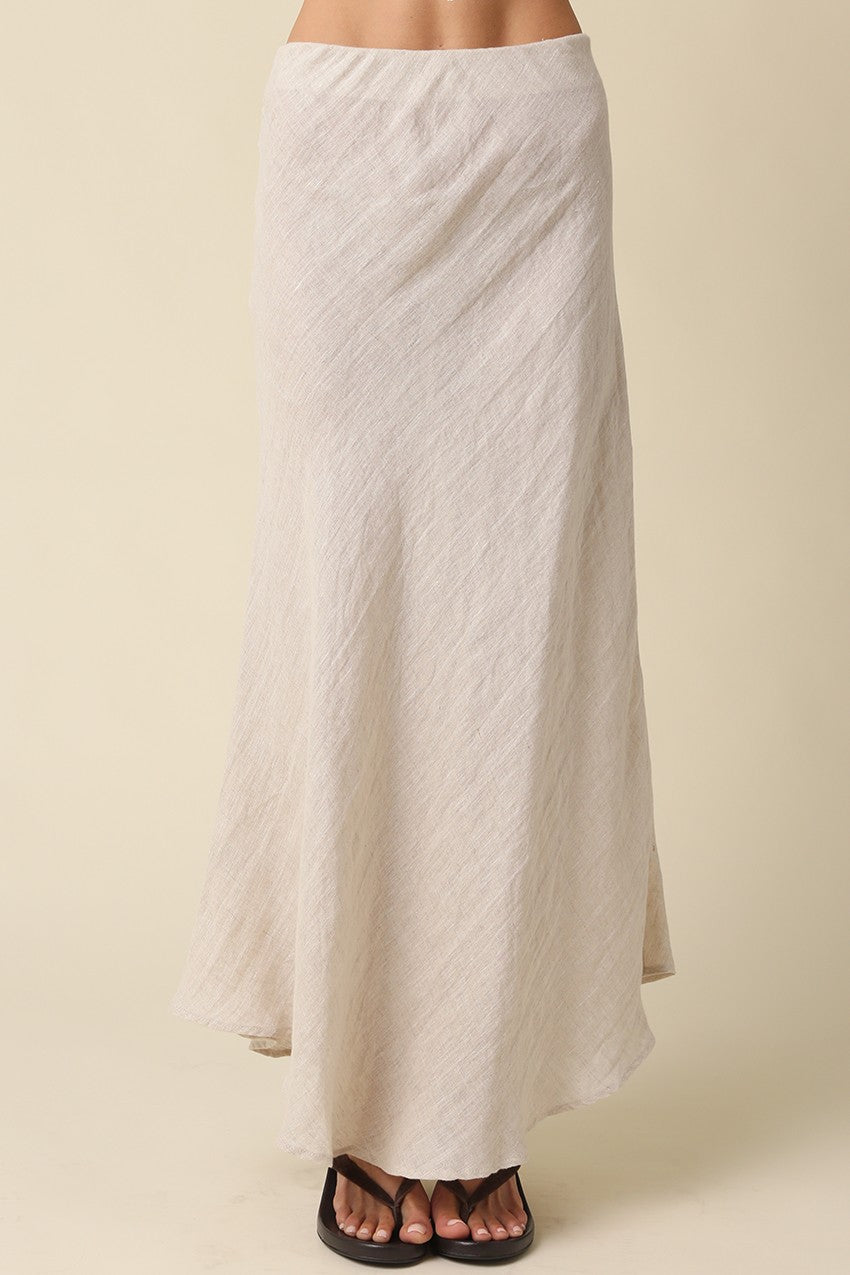 Olivaceous | Zuri Linen Maxi Skirt | Sweetest Stitch Boutique Richmond