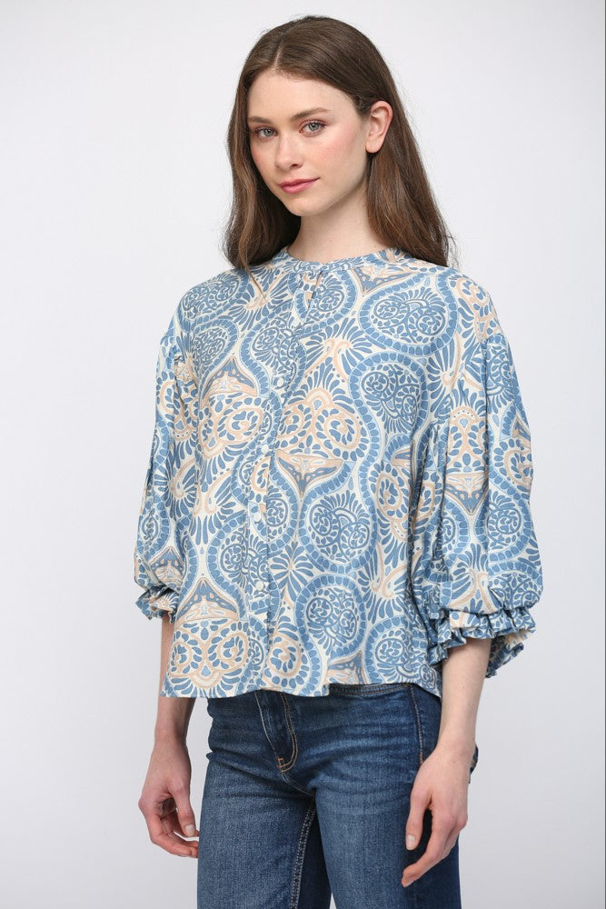 Fate | Susie Button Down Top | Sweetest Stitch Boutique Richmond VA