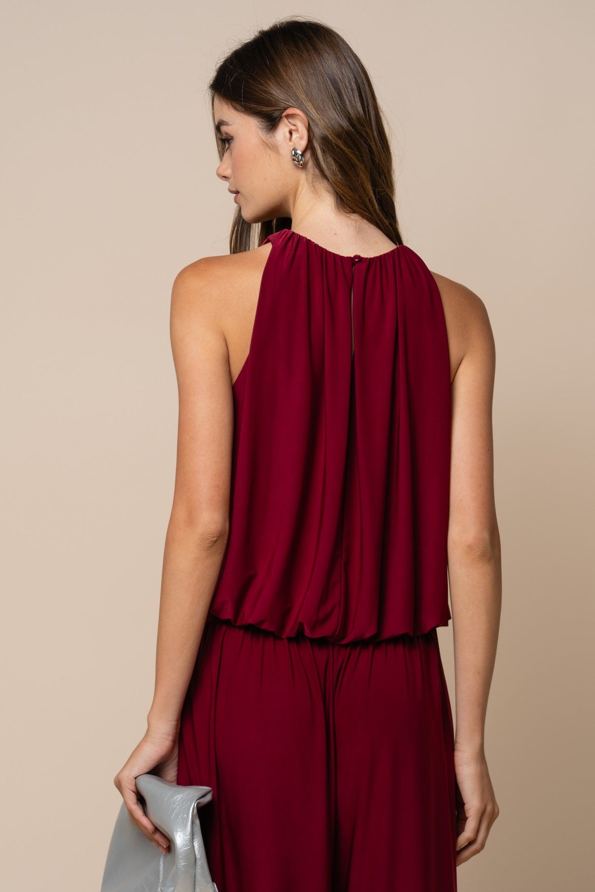 Lalavon | Liza Sleeveless Top - Burgundy | Sweetest Stitch Boutique