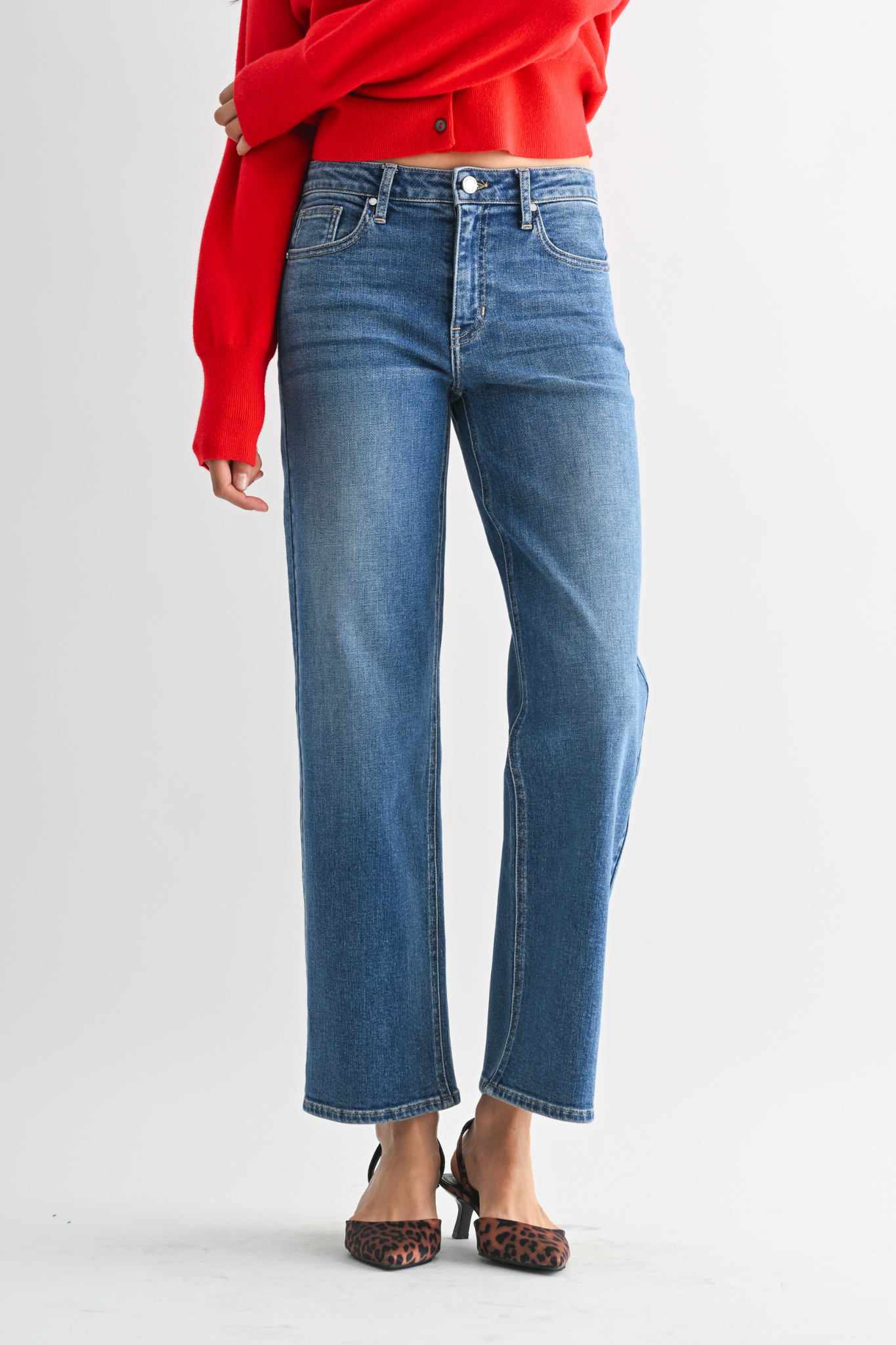 Just Black Denim | Seraphina Wide Leg Jeans | Sweetest Stitch