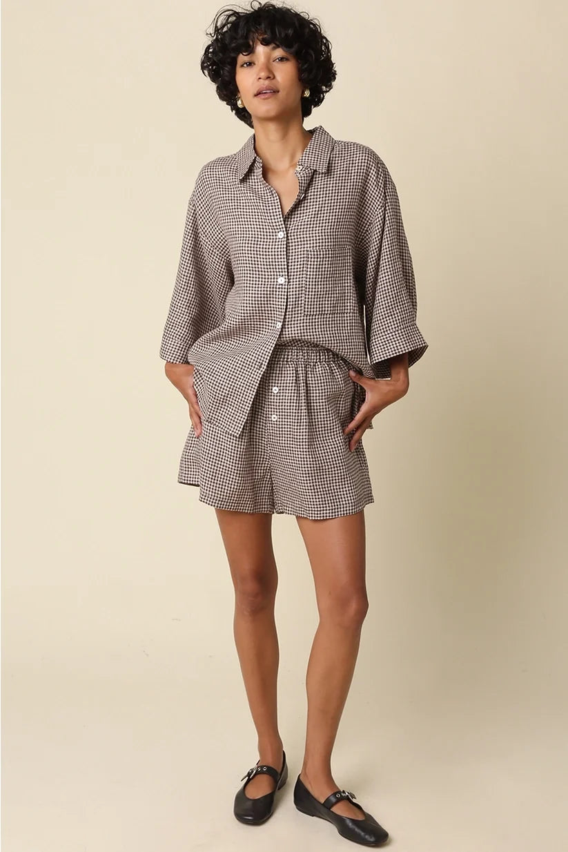 Olivaceous | Gabi Gingham Shirt | Sweetest Stitch Boutique Richmond