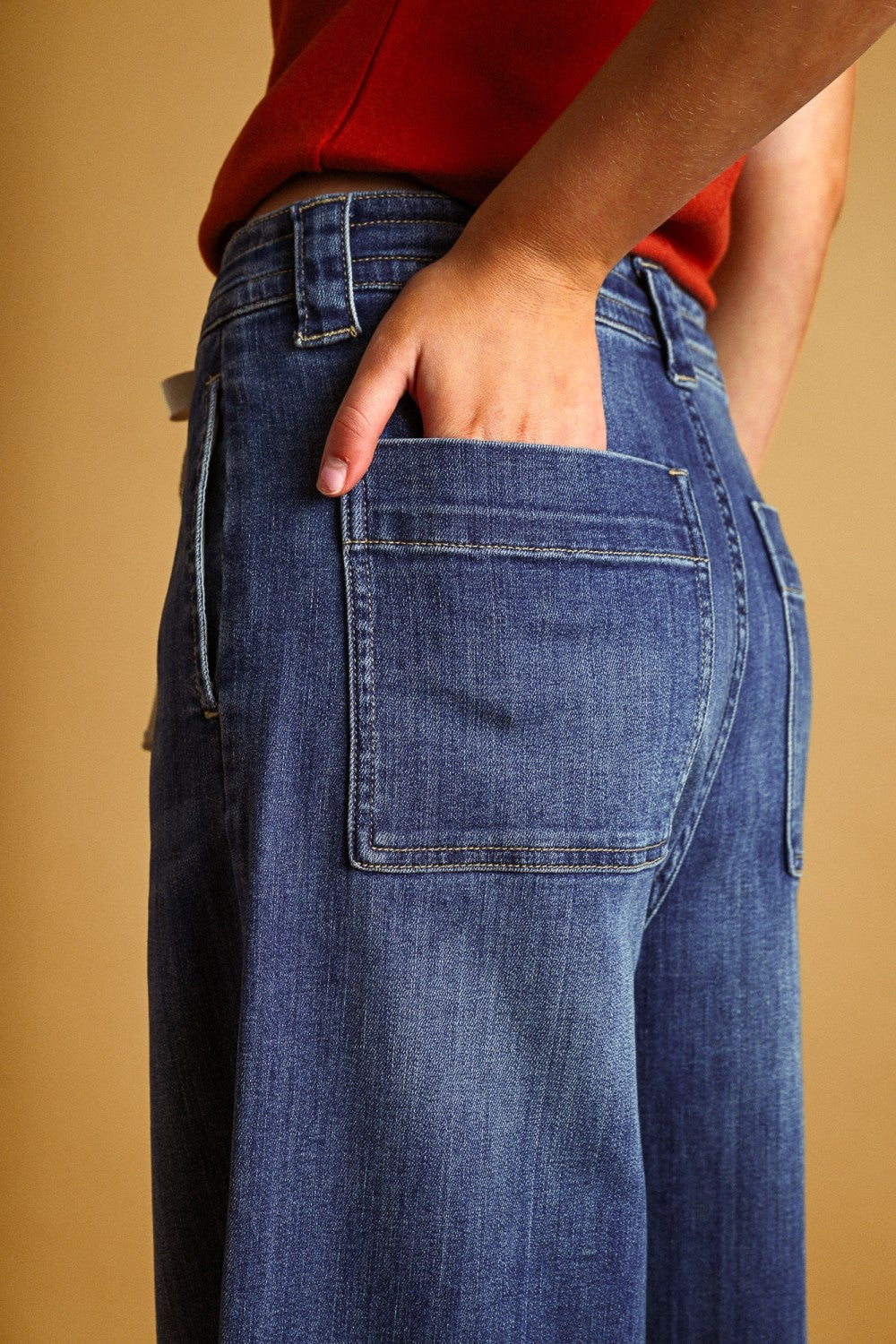 Miou Muse | Britt Wide Leg Denim Pants | Sweetest Stitch Boutique RVA