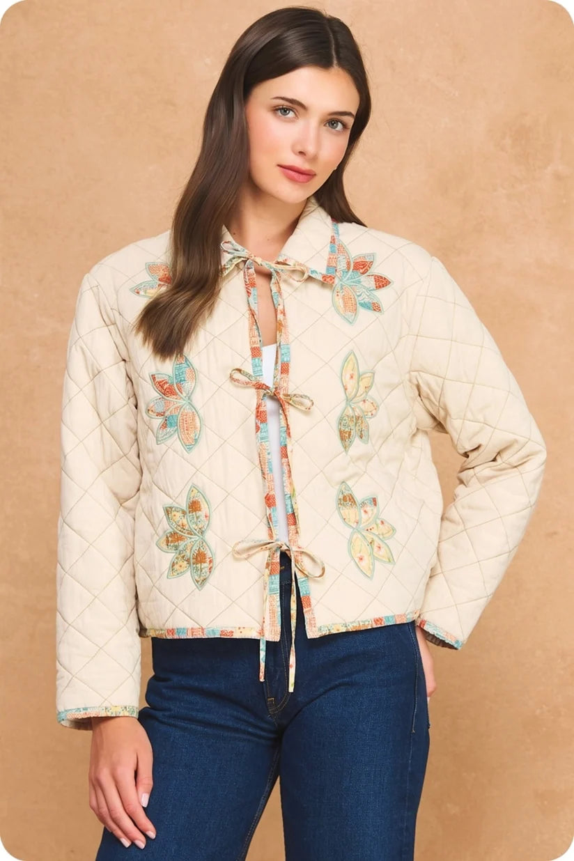 Strut & Bolt | Jeannie Floral Embroidered Jacket | Sweetest Stitch RVA