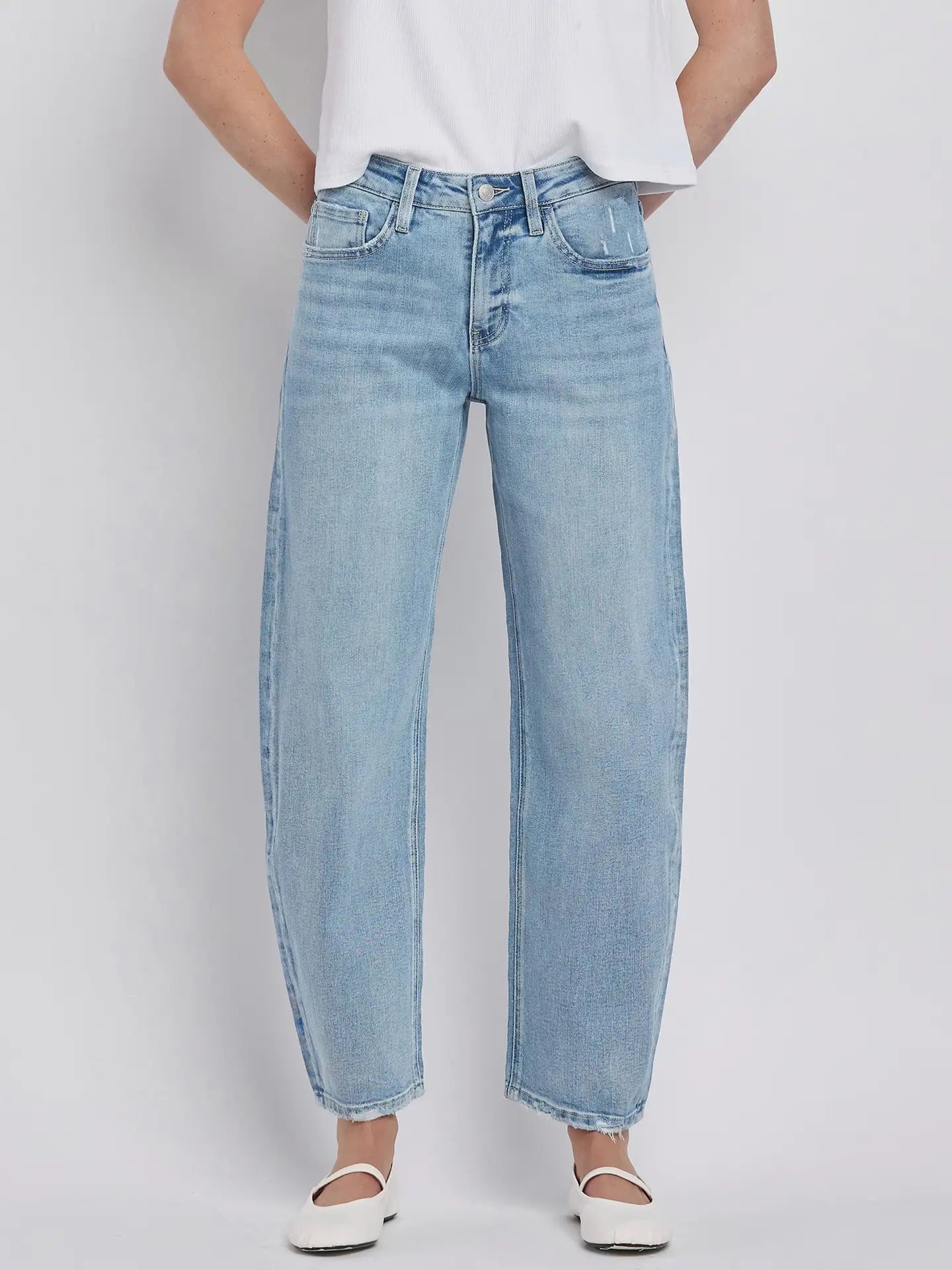 Lovervet by Vervet | Barrel Leg Jeans | Sweetest Stitch Boutique RVA