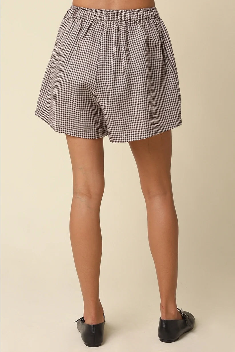 Olivaceous | Gabi Gingham Shorts | Sweetest Stitch Boutique RVA