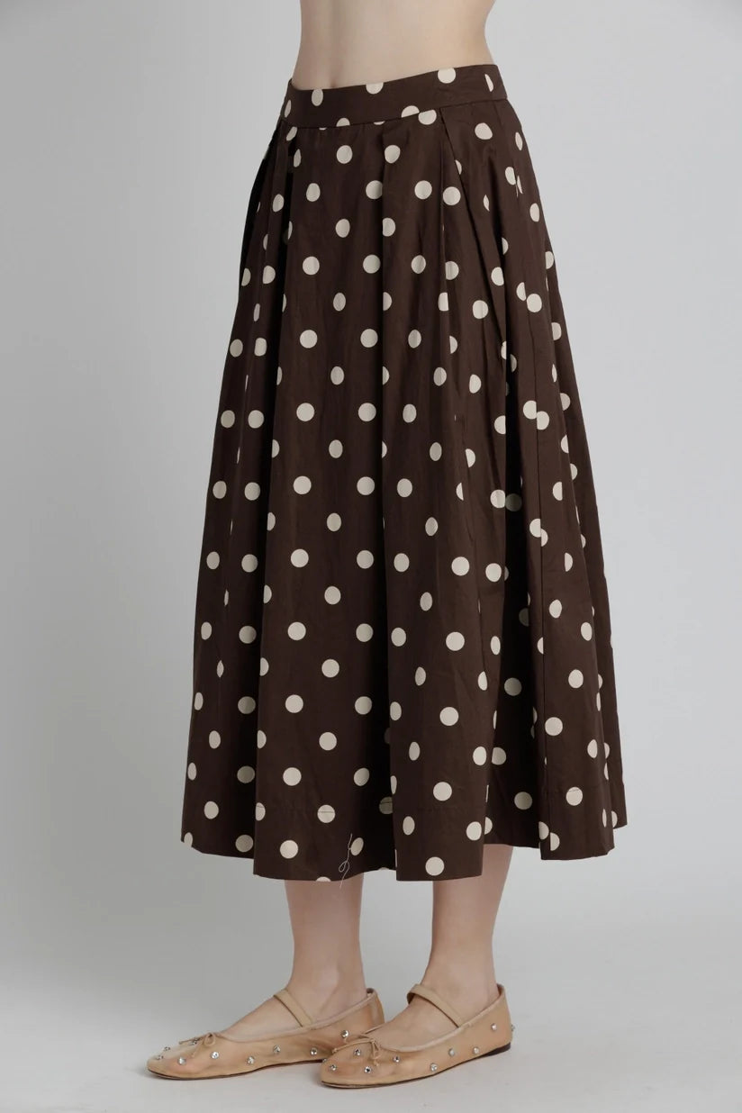 Aureum | Vivienne Polka Dot Midi Skirt | Sweetest Stitch Boutique RVA
