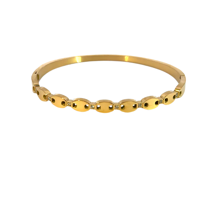 Kalie Bracelet | Gold Stainless Steel – Shoptiques