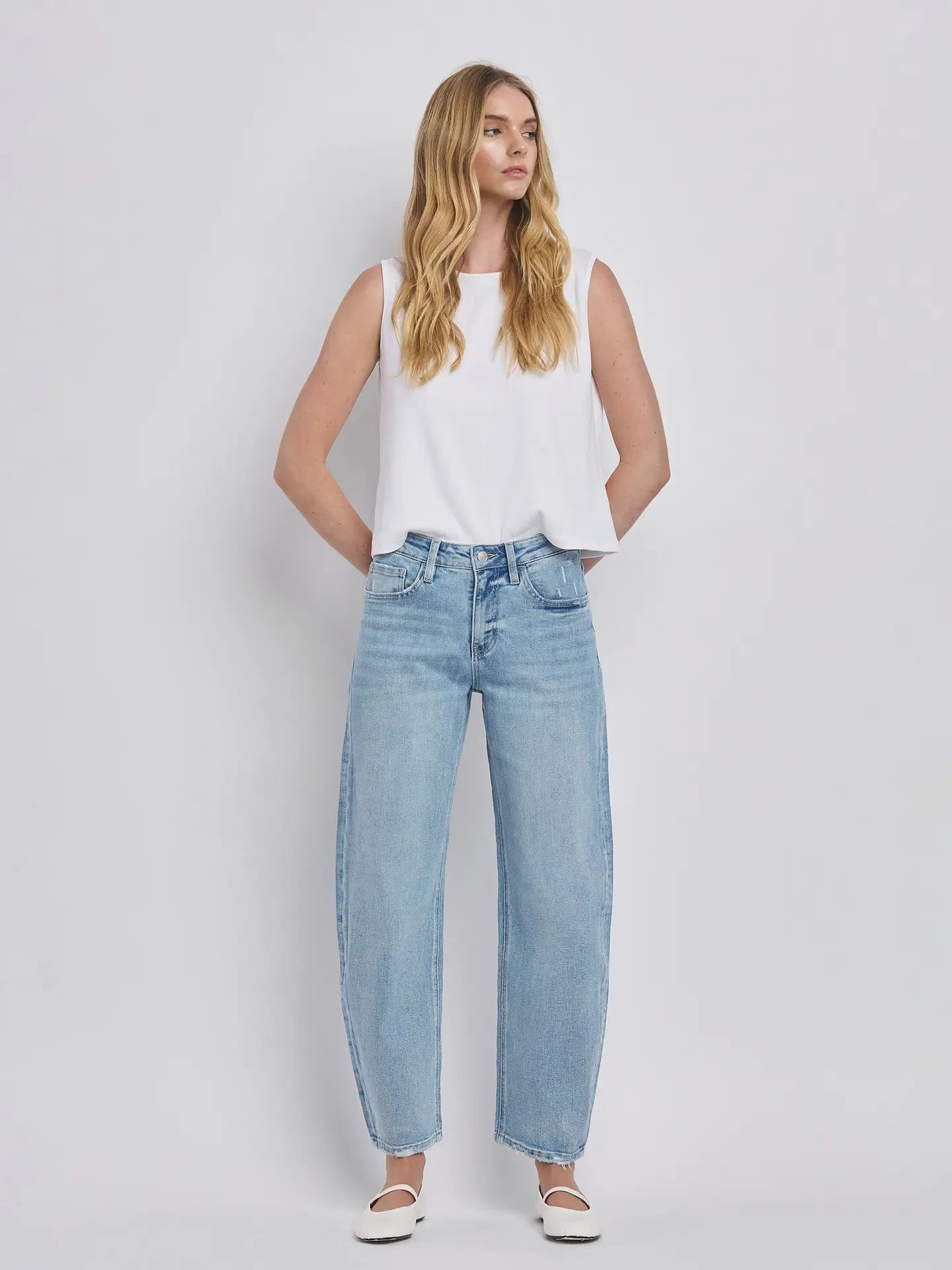 Lovervet by Vervet | Barrel Leg Jeans | Sweetest Stitch Boutique RVA