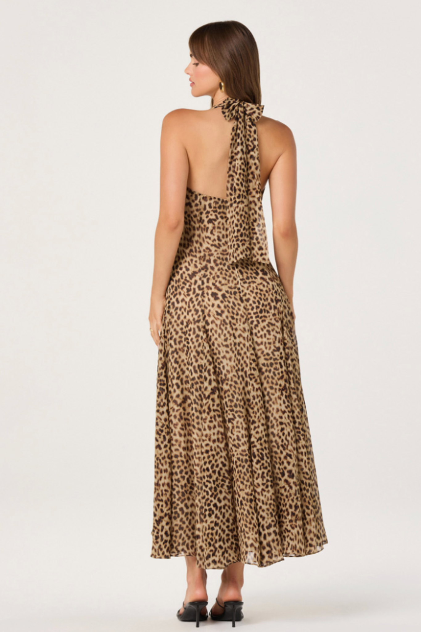 ASTR The Label | Myra V-Neck Halter Maxi Dress | Sweetest Stitch