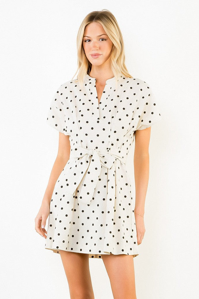 THML | Mallory Polka Dot Mini Dress | Sweetest Stitch Boutique RVA