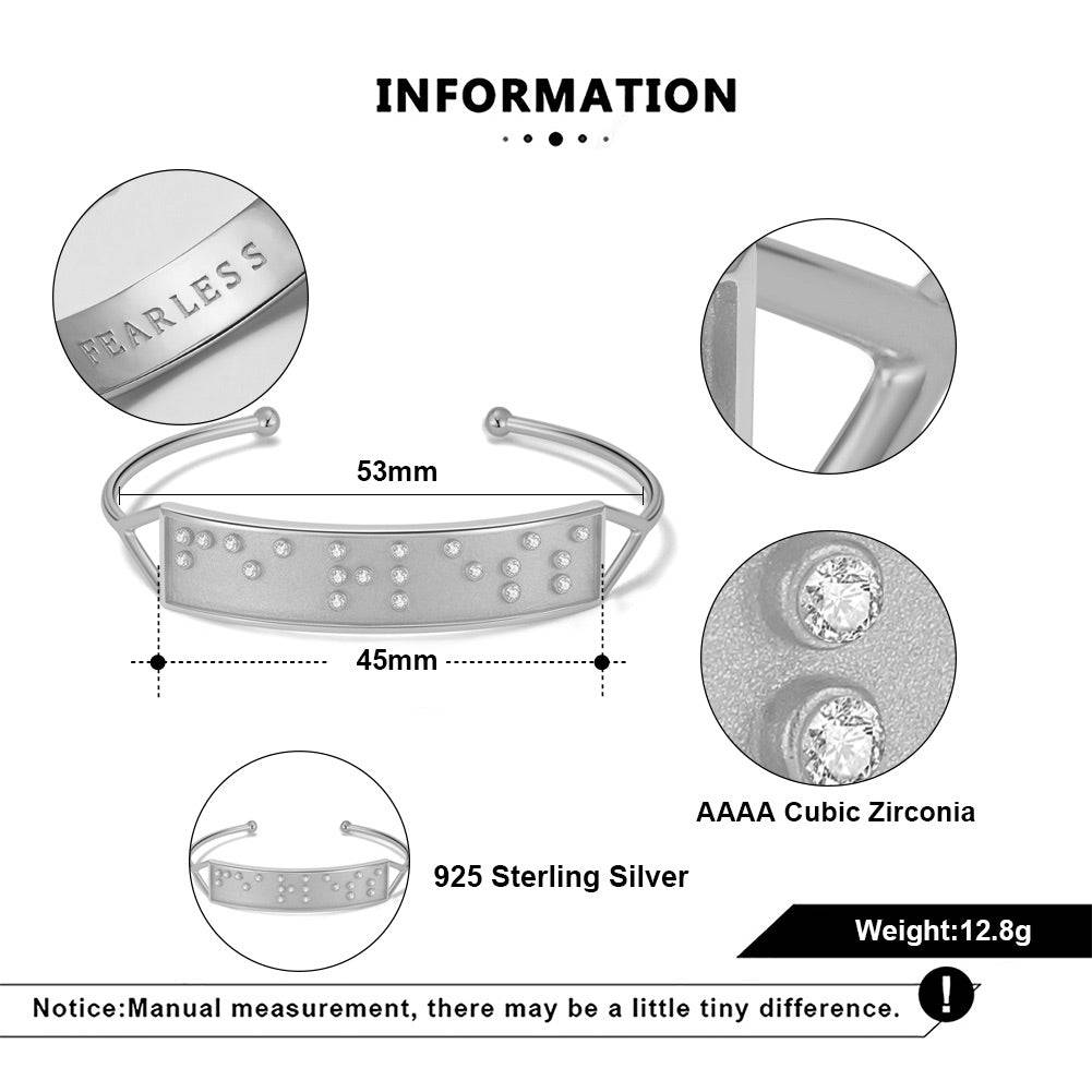 Touchstone Fearless Cuff Silver