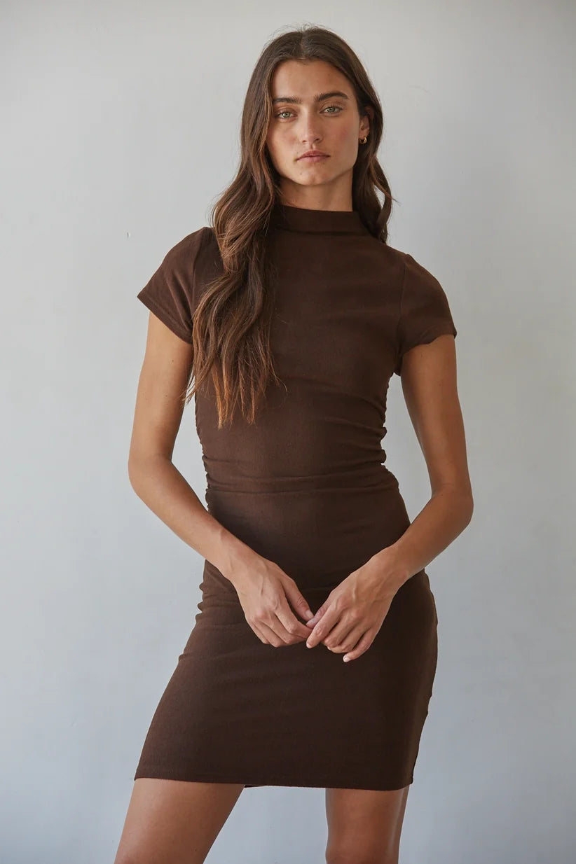 By Together | Roby Mock Neck Mini Dress | Sweetest Stitch Boutique