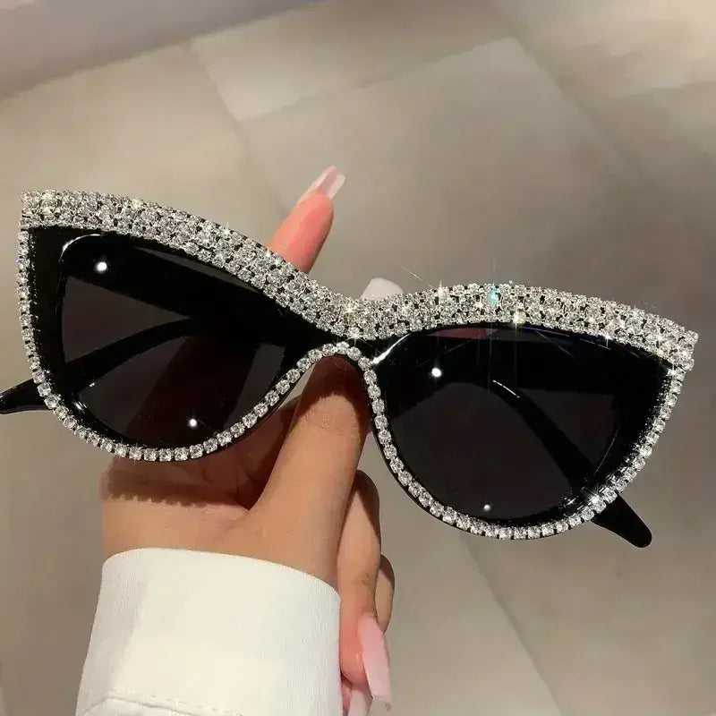Rhinestone Frame Designer Glasses - Yayas Glam & Gift Shop