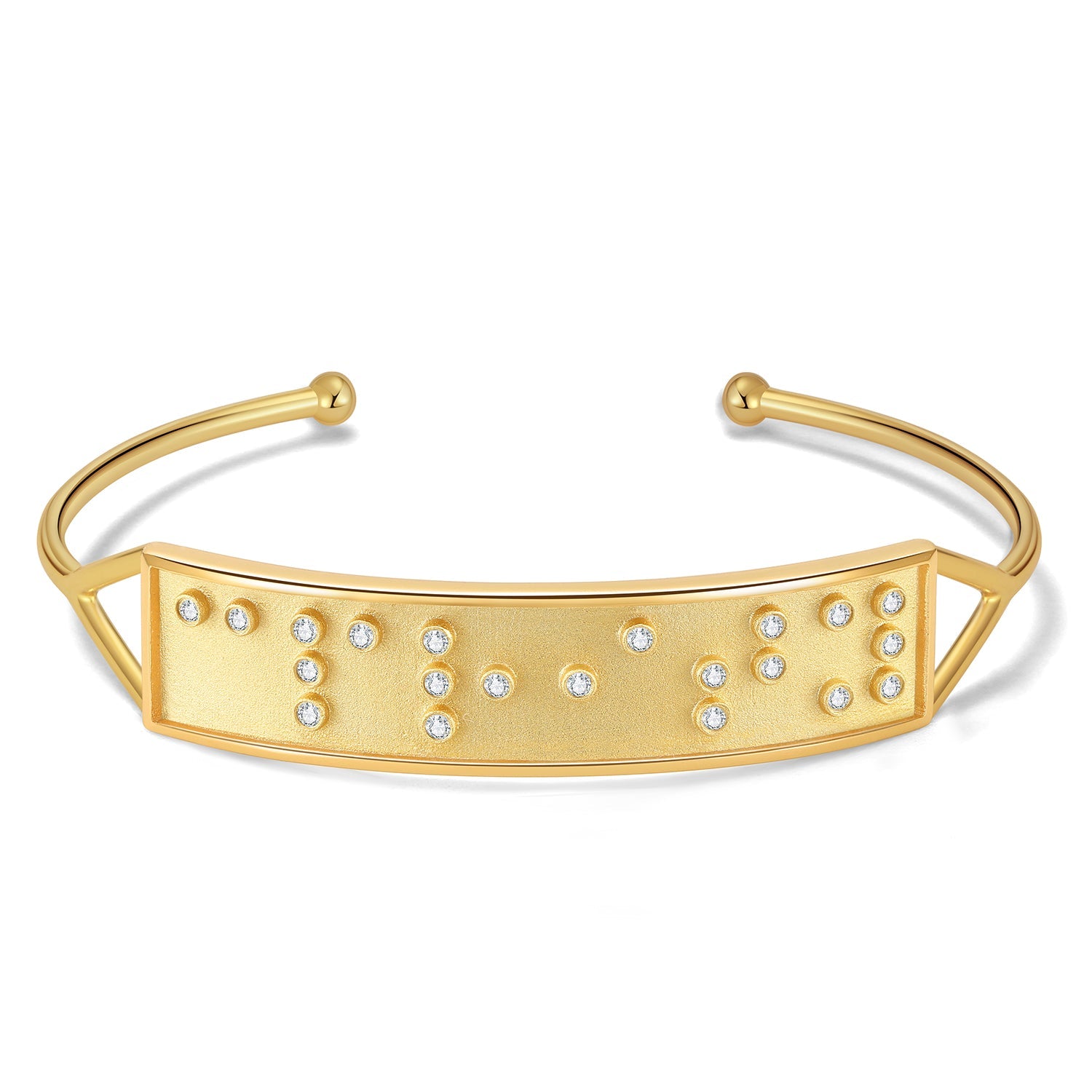 Touchstone Clarity Cuff Gold