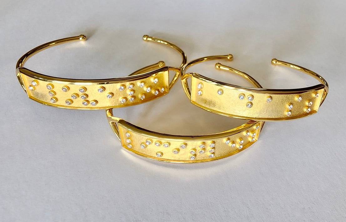 Touchstone Galivanter Cuff Bracelet Gold