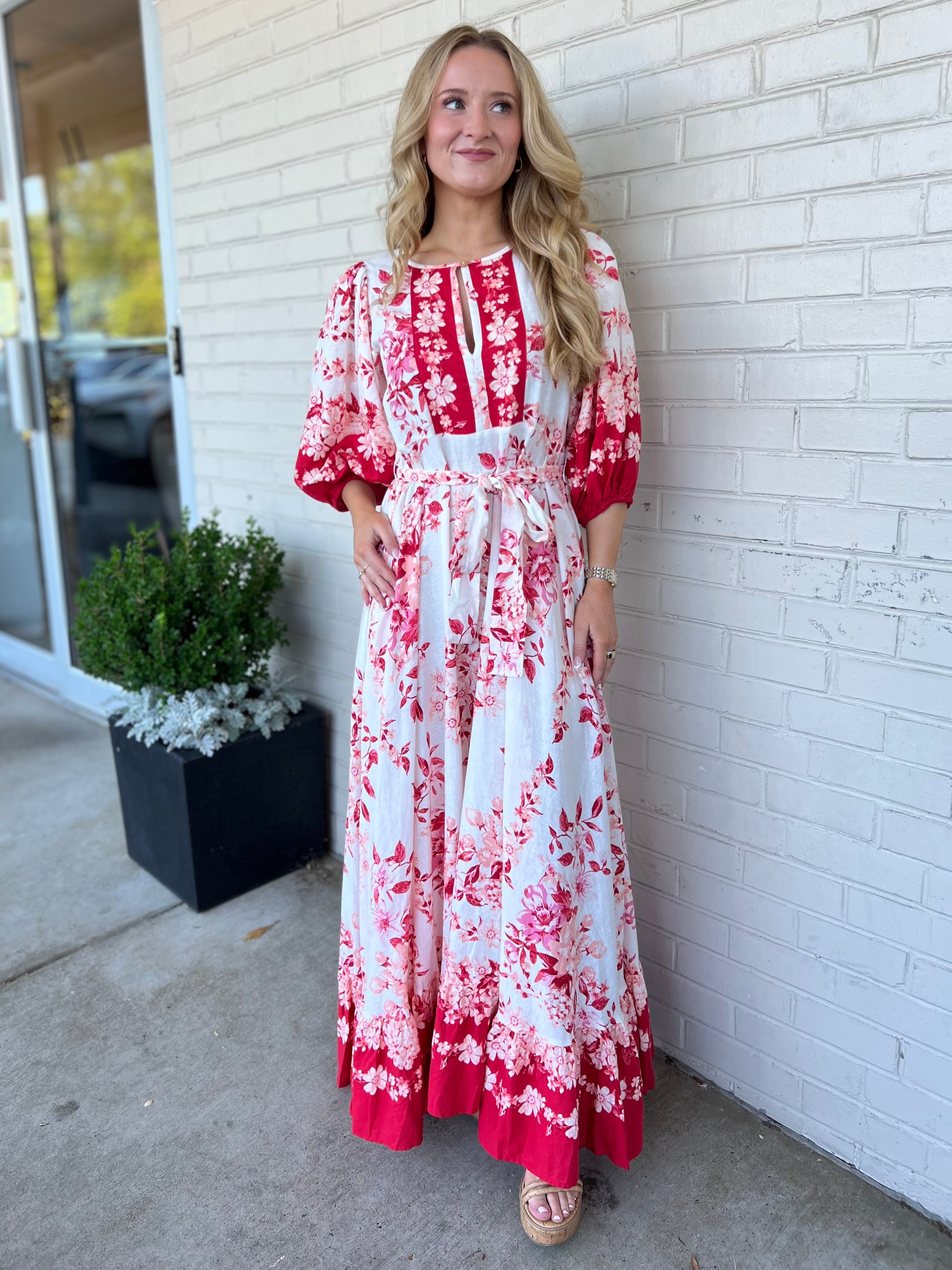 Olivaceous | Teresa Floral Dress | Sweetest Stitch