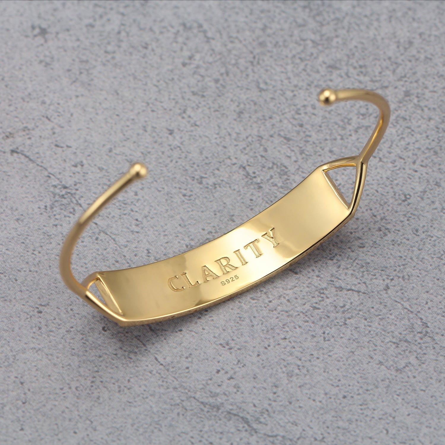 Touchstone Clarity Cuff Gold
