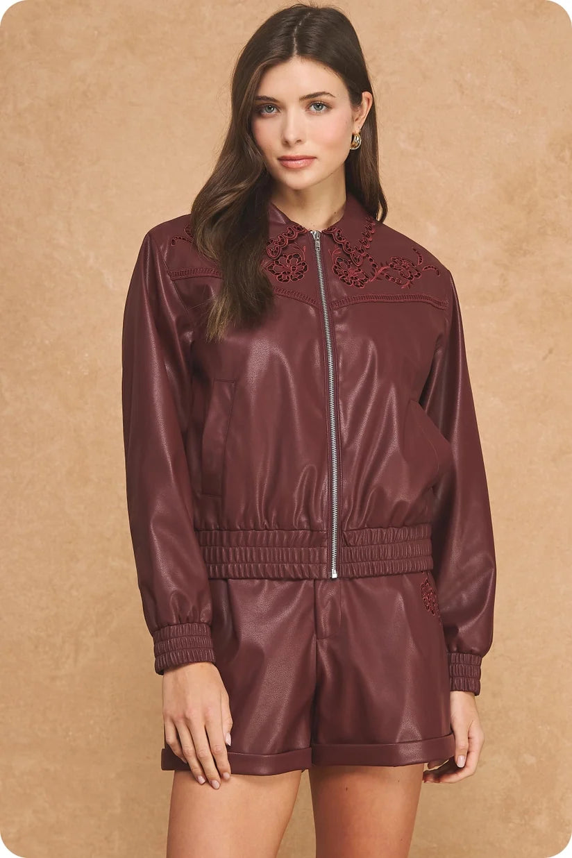 Strut & Bolt | Lisa Faux Leather Jacket | Sweetest Stitch Boutique RVA