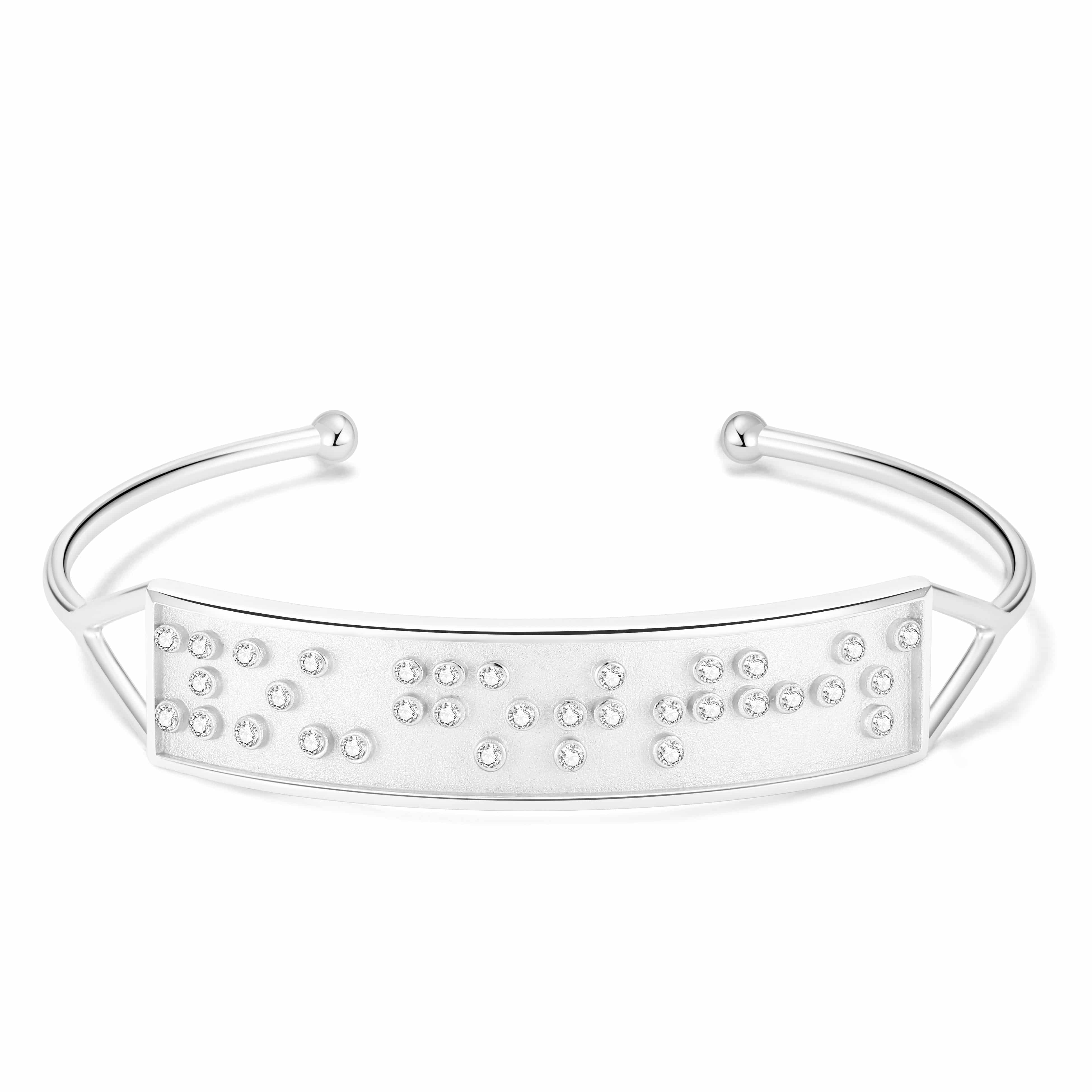 Touchstone You Got This Silver Cuff