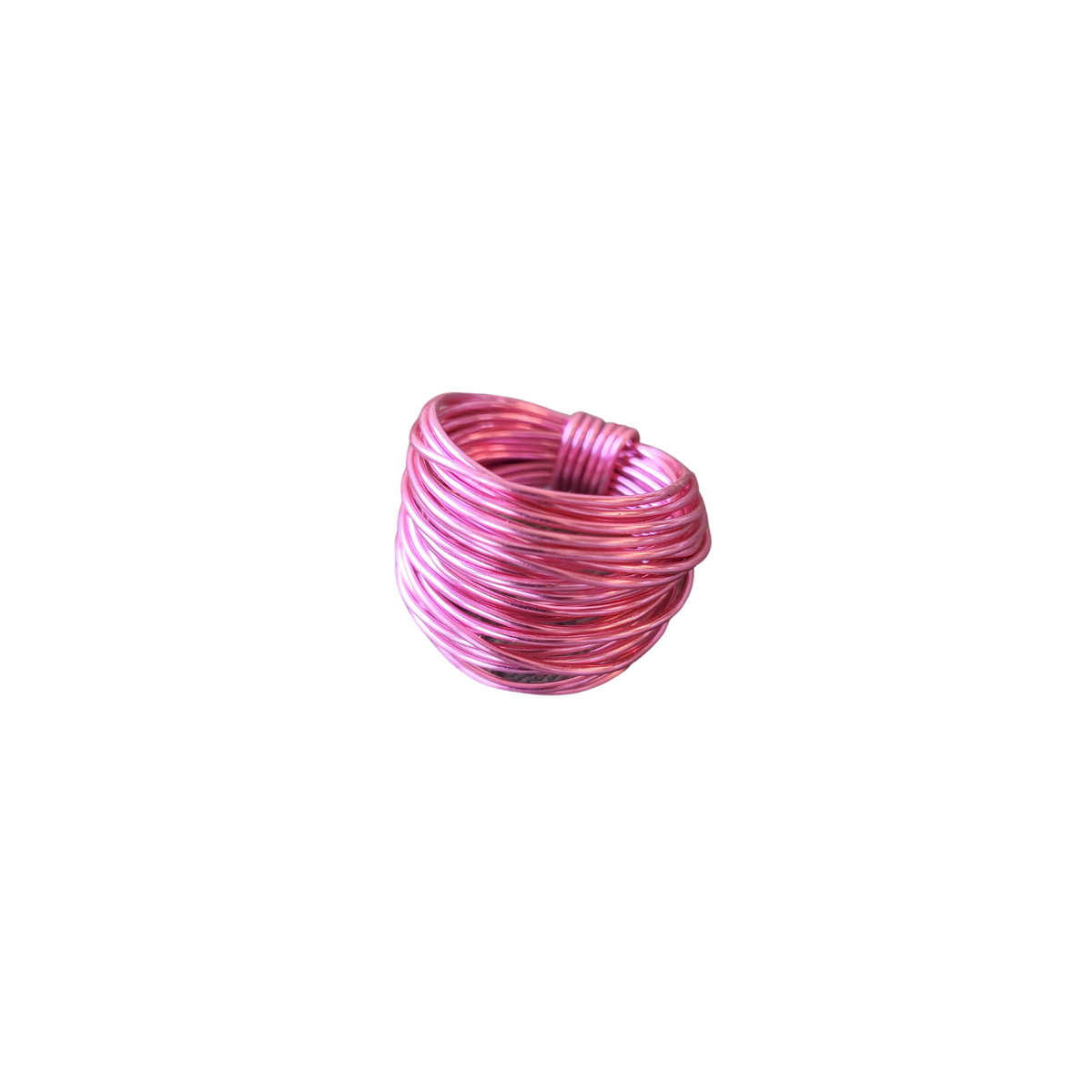 Marcia Wire Wrap Ring with Hot Pink Swarovski Crystals main image 0
