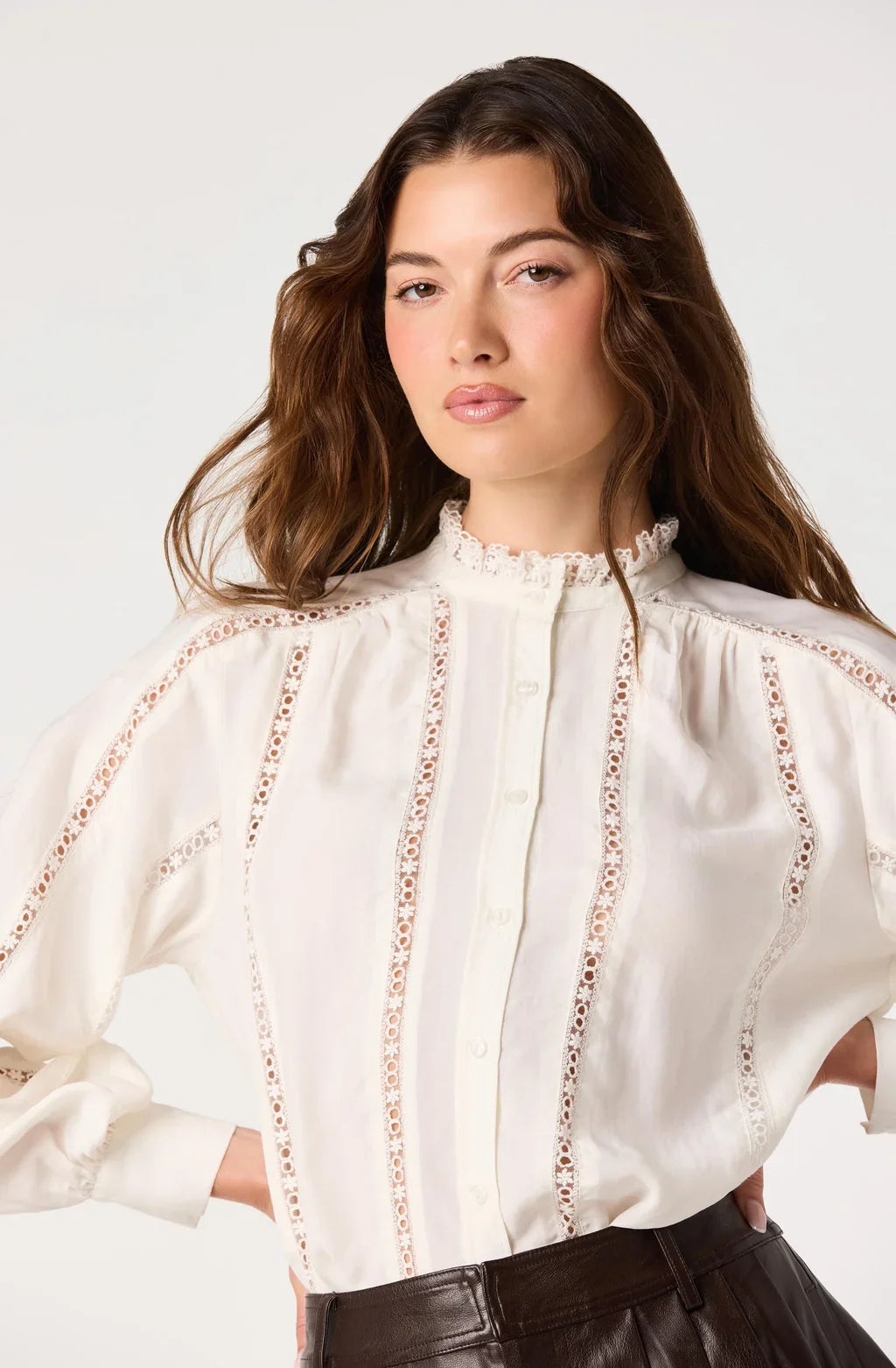 ASTR The Label | Edith Lace Trim Top | Sweetest Stitch Boutique RVA