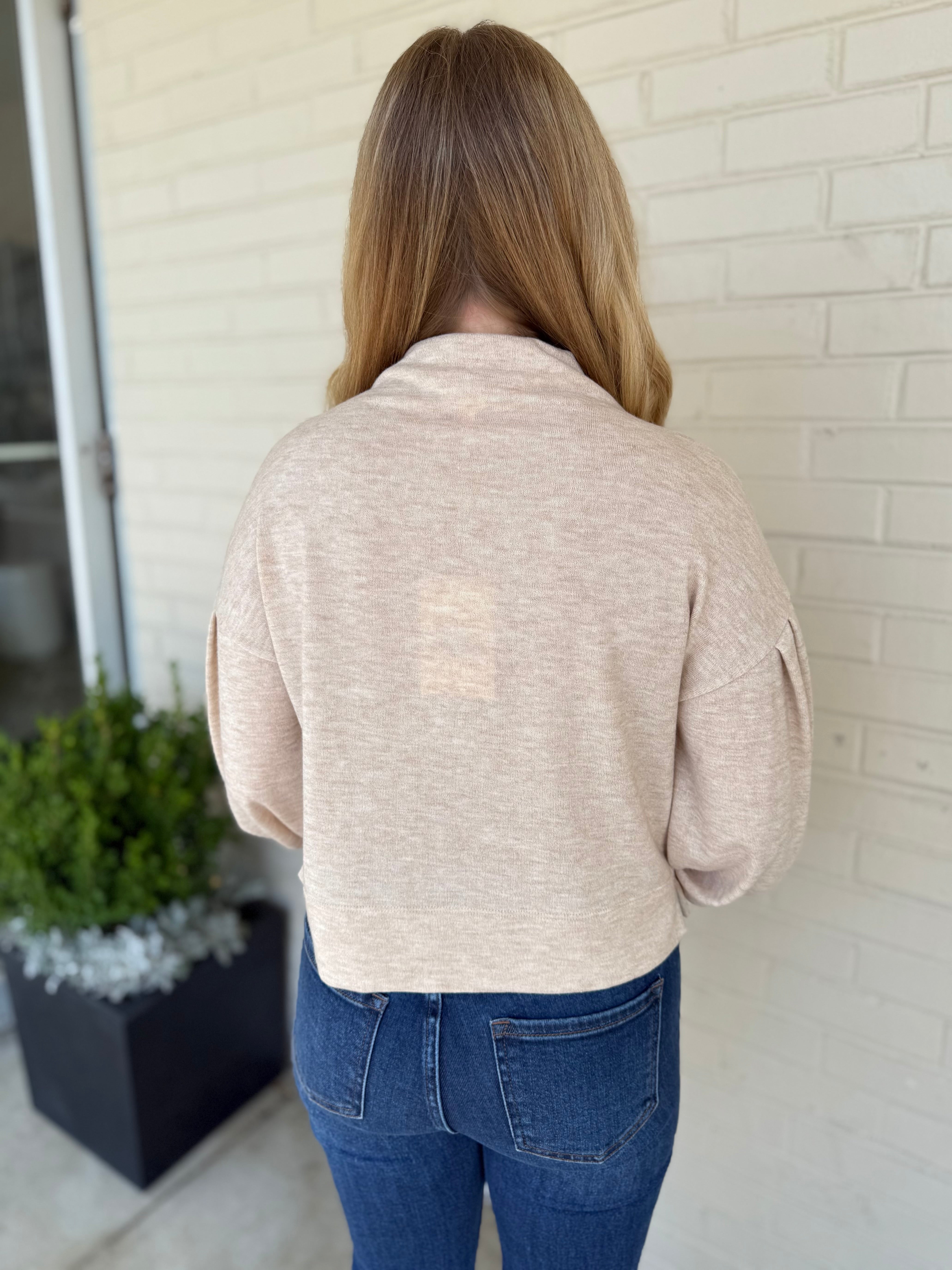 Entro | Audrey Balloon Sleeve Top | Sweetest Stitch Boutique