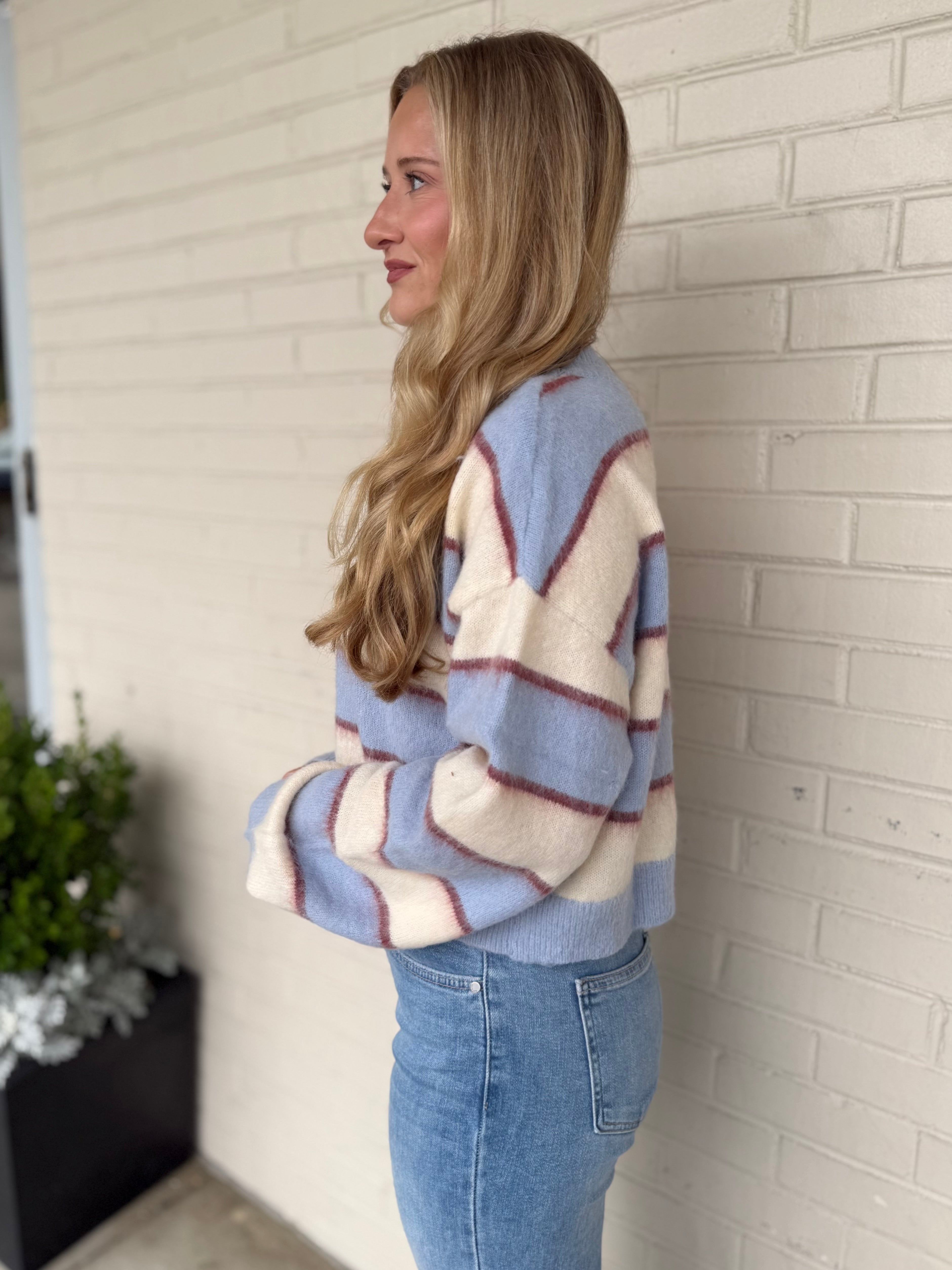 Mable | Clarissa Striped Sweater | Sweetest Stitch Boutique Richmond